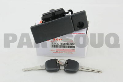 73430658205PK Genuine Suzuki LOCK, GLOVE BOX (BLACK) 73430-65820