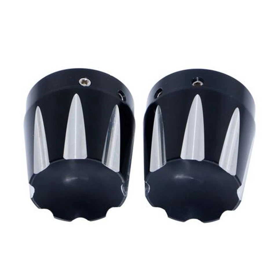 CNC Excalibur Front Axle Nut Cover Harley Softail Dyna Fatboy CVO Road King VROD - Image 2 of 4