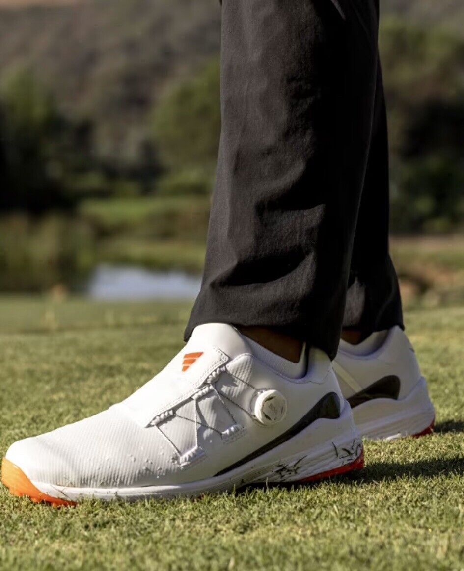 Men's 10.5 adidas ZG23 BOA Golf Shoes Cloud White/Core Black Men's 10.5 adidas ZG23 BOA Golf Shoes Cloud White/Core Black
