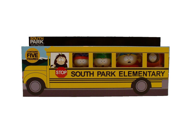 South Park 5 Vinyl Figuren Schulbus Khadou U.A. Cartman, Stan, Kyle, Kenny *Neu-image