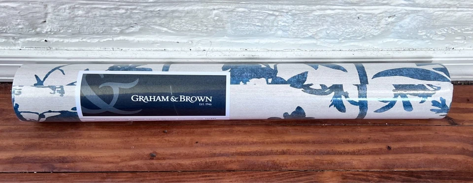 Graham & Brown Esther Ink Vinyl Non-Pasted Wallpaper, Model 121431 - Image 4 of 4