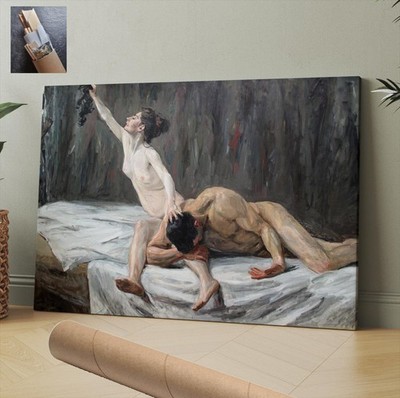 Women Nude Max Libermann Germany Impressionism Figurative Art 30X20Inch