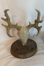 Bone Collector Tooth Brush Holder Resin Deer Skull Antler Logo Michael Waddell
