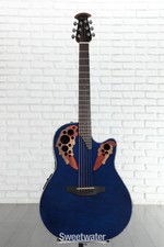 Ovation Celebrity Elite Plus CE44P-8TQ Mid-Depth Acoustic-Electric Guitar -
