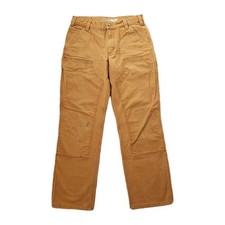 Vintage Y2K Carhartt Double Knee Sz 32x32 FITS 32X30.5 Relaxed Fit Brown Canvas