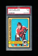 1972 OPC HOCKEY 146 GARY DORNHOEFER PSA 7 NEAR MINT FLYERS