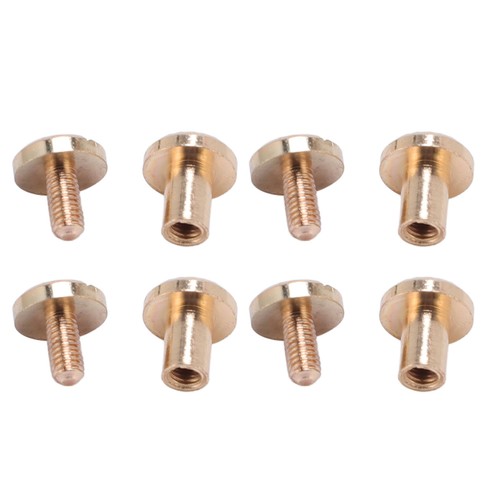 40Pcs 8 X 6mm Book Blinding Screw Rivet Zinc Alloy Secure Fixation Leather B NAU - Picture 10 of 24