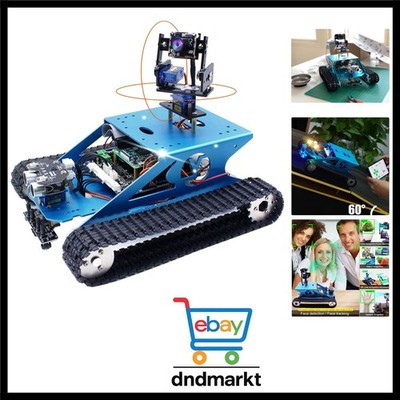 Programmierbares Raspberry Pi Roboter Kit mit Kamera AI DIY Elektronik