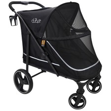 My Duque: CHAMP Big Raincover Pet Stroller - Black - Dogs Animals Up to 110lbs