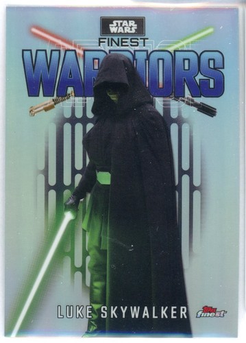 Luke Skywalker [Red Refractor] #FW-3 Star Wars 2023 Topps Finest Warriors card