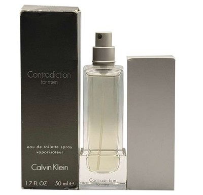 Calvin Klein Contradiction Cologne 1.7 oz / 50ml Eau De Toilette Perfume for Men