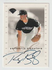 Roger Bailey - 1996 Leaf Signature Series Update - Autographed - Rockies