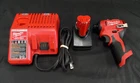 Milwaukee 3450-20 12V Subcompact 1/4" Hex Impact Driver w/ Battery & Charger