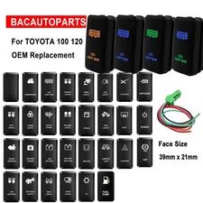 12V Led Push Button Switch For Toyota Landcruiser Hilux FJ Cruiser Tacoma Fortun