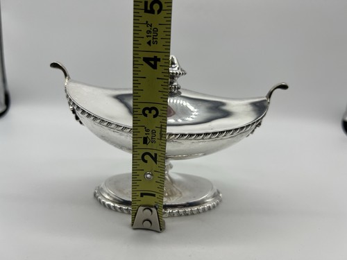 VTG 800 Silver Fornari Roma Italian Lidded Silver Sauce Tureen 274 Grams - Picture 19 of 19