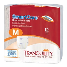 Tranquility SmartCore Incontinence Brief M Breathable 2312 Maximum 96 Ct