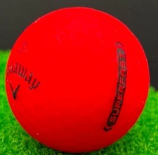 1 Dozen Callaway Superfast Matte Red Golf Balls / MINT TO NEAR MINT