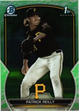 2023 Bowman Draft #BDC-54 Patrick Reilly Chrome Lunar Glow Refractor