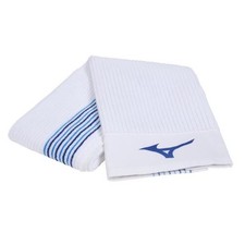 Mizuno Retro Stripe Caddy Golf Towel NEW 42" x 21.5" Staff Blue White