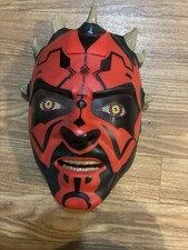star wars episode 1 darth maul electronic talking mask working used cosplay