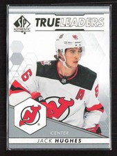 2022-23 SP Authentic #TL-19 Jack Hughes True Leaders New Jersey Devils (HK)