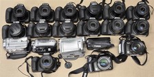Lot of 18 Canon PowerShot Cameras AS IS For Parts or Repair