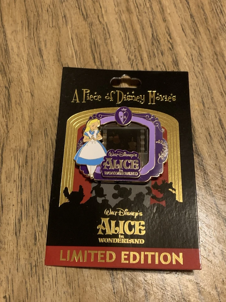 A Piece of Disney Movies ALICE IN WONDERLAND LE Pin Birthday Cake Mad Hatter - Image 2 of 4