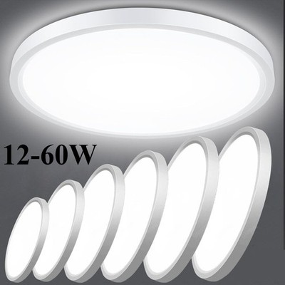 LED Deckenlampe Panel Deckenleuchte Schlafzimmer Bad Wohnzimmer Flur lampe IP44