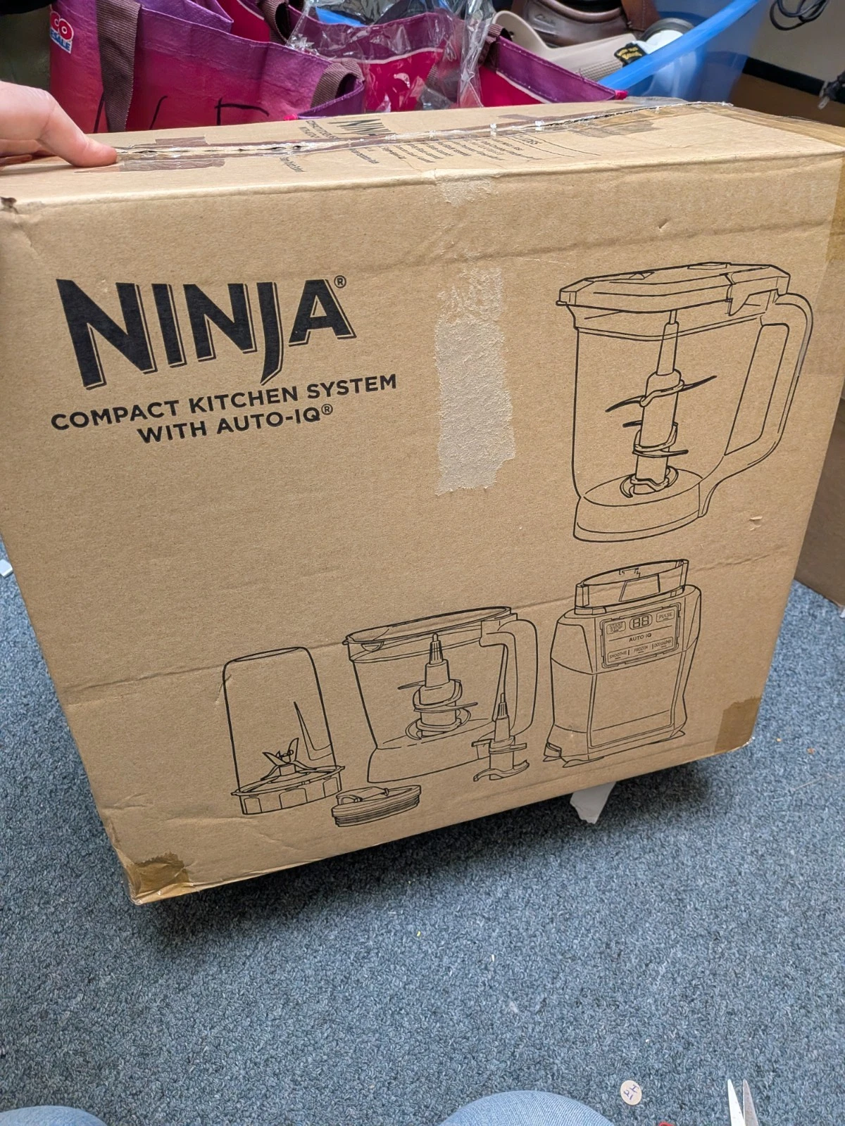 Mega Kitchen System with 72 oz. Pitcher, 8-Cup Food Processor, 16 oz. NEW IN BOX