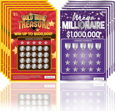 10 Fake Lottery Tickets and Scratch off Cards That Look Real - Winning