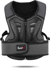 StarknightMT Youth Motorcycle Chest Protector Dirt Bike Riding Spine Back Armor