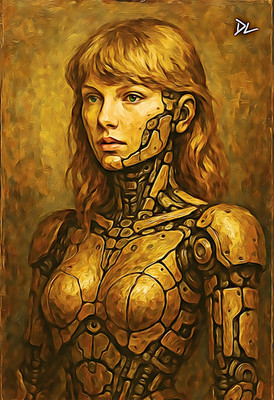 Taylor Swift ''The Robot'' Original Pop Art Print - 13 x 19 Poster