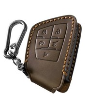 Car Key Fob Cover, Leather Full Protection Key Case Shell, Compatible with