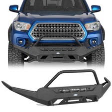 Heavy-duty Steel Front Bumper Wwinch Skid Plate For 2016-2023 Toyota Tacoma