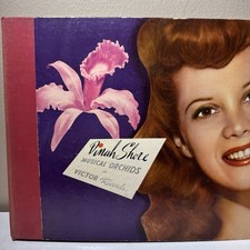 Columbia Records Dinah Shore Musical Orchids Vintage Vinyl 4 LP Boxed Set 