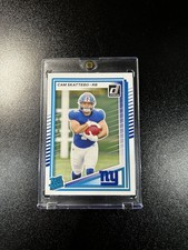 2025 Panini Donruss Rated Rookie Cam Skattebo Giants #302 NFL Football