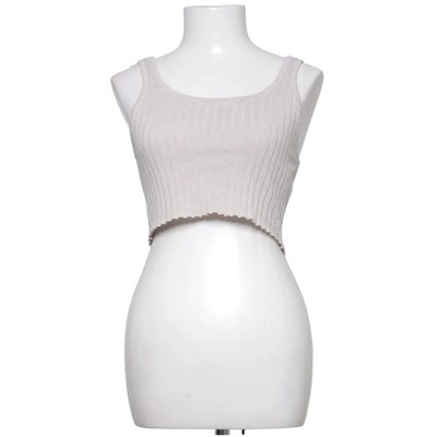 Organic Basics, Tank­top, Größe: S, Beige, Bio-Baumwolle, Einfarbig #hcK