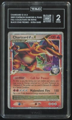 2009 Diamond & Pearl Promos Fall Collector's Tins Charizard G LV.X