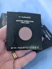 New MAC *PLUM FOOLERY* Sheertone Shimmer Blush Palette Refill Pan NIB Imperfect