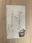 GB Victoria Stow via Oxton pmk 311 cover to Edinburgh 1854