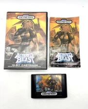 Altered Beast Sega Genesis 1989 Video Game Complete CIB WORKS Vintage Action Toy