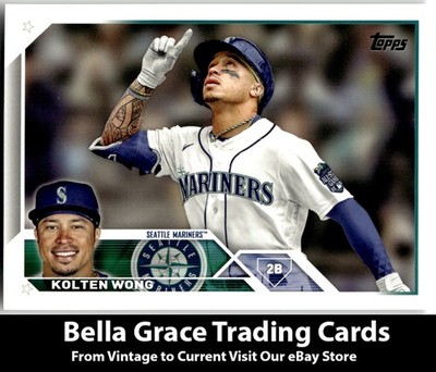 2023 Topps #407 Kolten Wong Seattle Mariners MLB Baseball