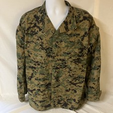 USMC Marine Combat Blouse Woodland Marpat Digital Camo Medium Regular USGI
