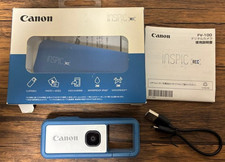 works fine  excellent     Canon camera iNSPiC REC BLUE FV-100 f/japan