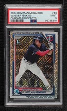 2024 Bowman Chrome Prospects Mega Box Mojo Refractor Walker Jenkins PSA 9 06ps