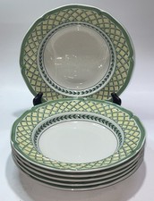 VILLEROY & BOCH 1748 Set di 6 zuppiere bordate da giardino francese ARANCIONE