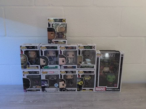 Funko Pop! Marvel Vinyl Figures Lot of 10 Unopened - Black Panther, She Hulk Etc