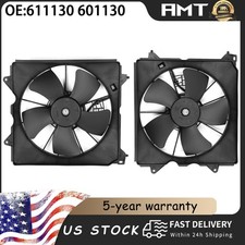 2pcs Ac Cooling Radiator Fan Left Right Set For Honda Accord 2008-2012 2.4l