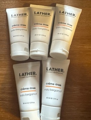Lot Of 5 Bottles Lather Modern Apothecary Creme Rinse - 1.0 oz Bottles