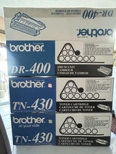 Genuine Brother TN-430 TN430 Black Toner Cartridge NEW Sealed OEM